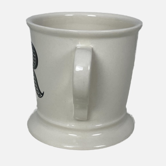 Anthropologie Monogram Letter "R" Initial Mug Coffee Tea EUC - Picture 3 of 8